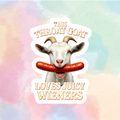 Throat Goat Sticker