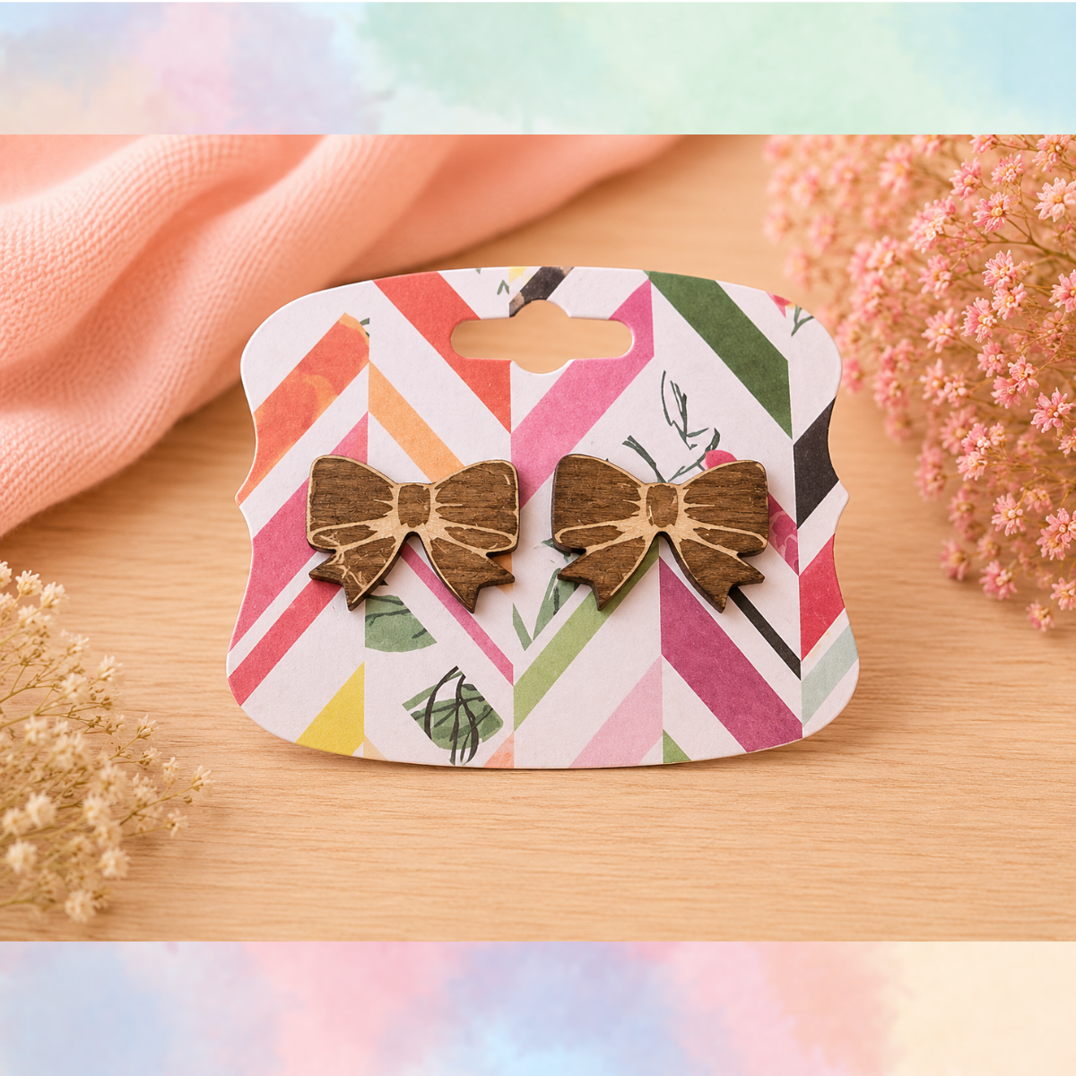 Sugar Ribbon Studs