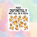 Ducks In A Row