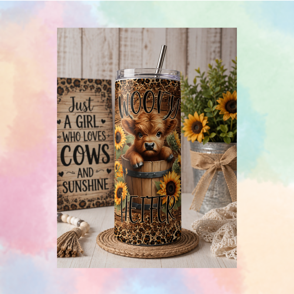 Sunflowers & Cow Kisses