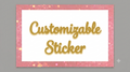 Personalized Sticker
